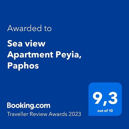 Sea View Apartment Peyia, Paphos Exterior foto
